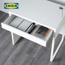 IKEA MICKE Meja Kerja dengan Laci Putih 73x50 cm