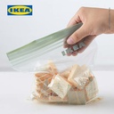 IKEA ISTAD Kantong Plastik Klip Penyimpan 0,4L dan 1L Isi 60 pcs
