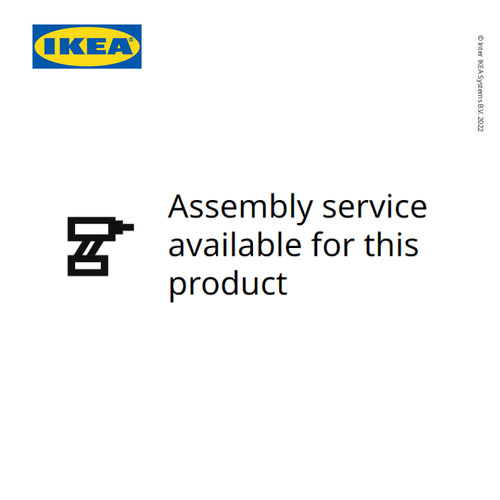 IKEA IRJA Set Rel Batang Gorden Putih 140cm
