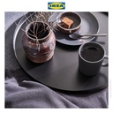 IKEA GLADOM Meja Baki Multifungsi Hitam Bahan Baja 45x53 cm