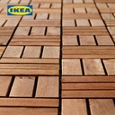 IKEA RUNNEN Decking Tile Lantai Bongkar Pasang 0.81 m² Isi 9Pcs