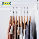 IKEA BUMERANG Gantungan Baju dari Bahan Kayu Isi 8Pcs