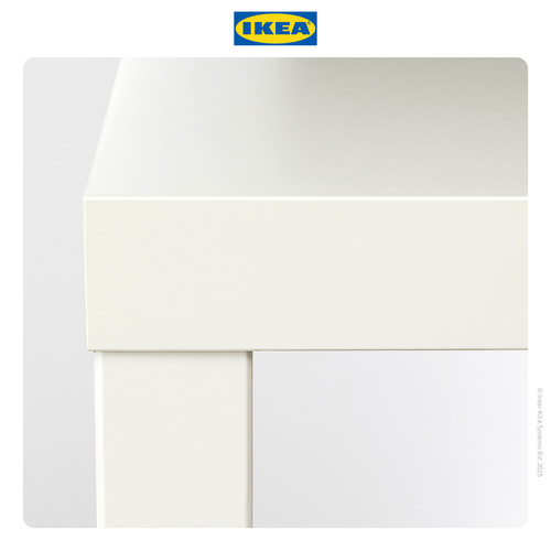 IKEA LACK Meja Kecil Samping Sofa Putih Minimalis 55cm