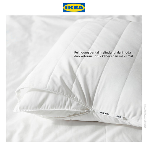 IKEA LUDDROS Pelindung Bantal Berkualitas 50x80cm