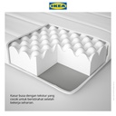 IKEA AFJALL Kasur Busa Tipe Keras Putih 120x200cm