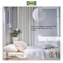 IKEA MERETE Gorden Anti Tembus Cahaya 1 Pasang Putih 145x250 cm