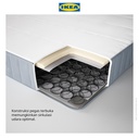 IKEA VESTMARKA Kasur Pegas Keras Biru Muda 160x200cm