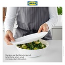 IKEA OFTAST Mangkok Saji Keramik Putih 23cm