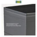 IKEA SKUBB Set Kotak Penyimpanan Kecil Abu-Abu Isi 6pcs