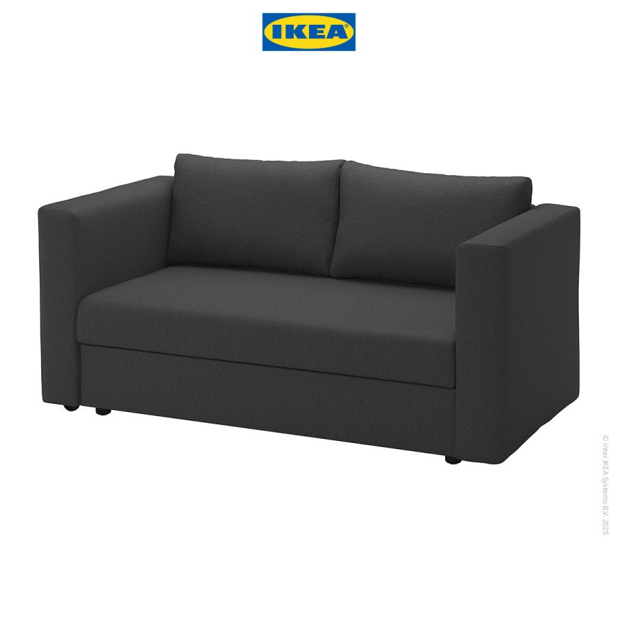 IKEA SKONABACK Sofa Bed / Sofa Tempat Tidur 2 Dudukan KNISA Abu-Abu Tua