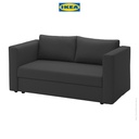 IKEA SKONABACK Sofa Bed / Sofa Tempat Tidur 2 Dudukan KNISA Abu-Abu Tua