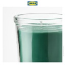 IKEA HEDERSAM Lilin Beraroma Rumput Segar/Hijau Muda Tahan 20 Jam