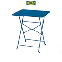 IKEA SUNDSO Meja Luar Ruangan Biru Tua 65x65cm