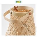 IKEA MISTERHULT Lampu Meja Minimalis Bahan Bambu 36cm