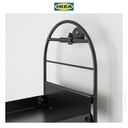 IKEA SKUGGRONA Stand Tanaman Gantung Dinding Hitam 54cm