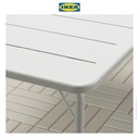 IKEA TORPARO Meja Luar Ruangan Dapat Dilipat Putih 130x74cm