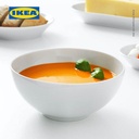 IKEA 365+ NN BOWL Mangkuk Tepi Bulat Putih 16cm