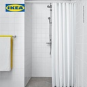 IKEA BJARSEN Tirai Shower Putih 180x200cm