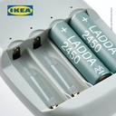 IKEA STENKOL Charger Baterai AAA Untuk 4 Slot