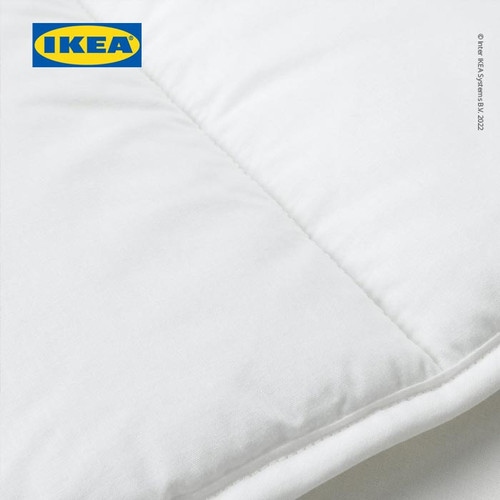 IKEA LEN Selimut Bayi 110x125 cm Putih Isian Poliester