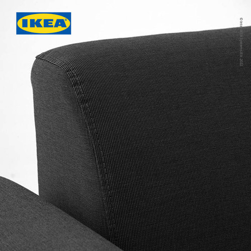 IKEA HEMLINGBY Sofa 2 Dudukan Abu-Abu Tua Minimalis