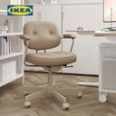 IKEA ALEFJALL Kursi Kantor / Belajar Ergonomis Dapat DIputar Krem