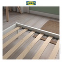 IKEA KLEPPSTAD Rangka Tempat Tidur Putih/Vissle Krem 180x200 cm