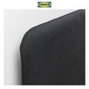IKEA SLATTUM Rangka Tempat Tidur Berlapis VISSLE Abu Tua 120x200cm