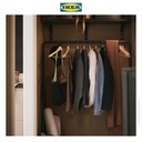 IKEA TURBO Rak Pakaian Serbaguna Hitam 117x59cm