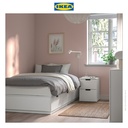 IKEA NORDLI Rangka Tempat Tidur Dengan Penyimpanan Putih 120x200cm