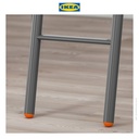 IKEA TUFFING Rangka Tempat Tidur Tinggi Abu-Abu Tua 90x200cm