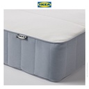 IKEA VESTMARKA Kasur Pegas Ekstra Keras Biru Muda 160x200cm