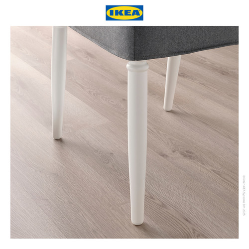 IKEA DANDERYD Kursi Makan Purih/VISSLE Abu-Abu