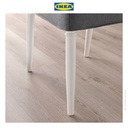 IKEA DANDERYD Kursi Makan Purih/VISSLE Abu-Abu