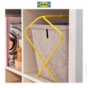 IKEA BRANNBOLL Keranjang Penyimpanan Serbaguna Abu-Abu/Kuning 30x33x30cm