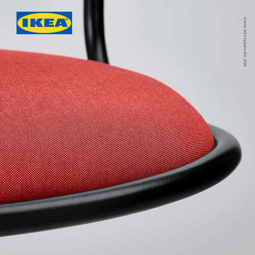 IKEA ORFJALL Kursi Kantor / Kerja Putar Minimalis Kuat Merah