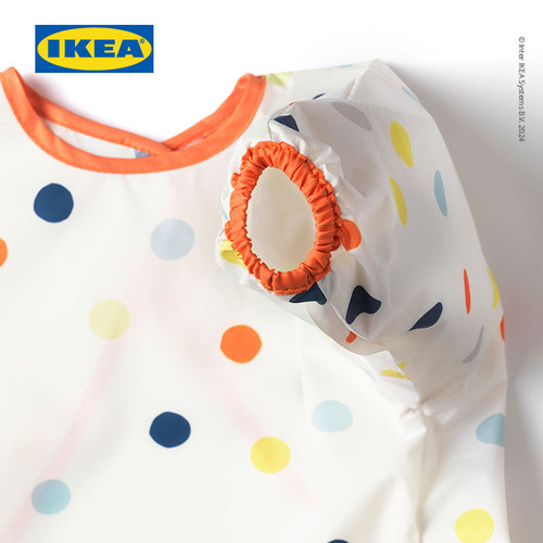 IKEA KLADDIG Baju Celemek Bayi Pola Titik