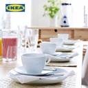IKEA VARDERA Piring Kecil Putih 18x18cm