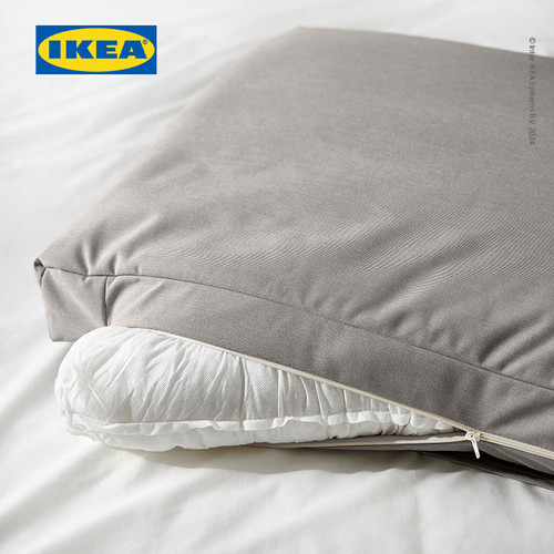 IKEA SAGESUND Rangka Tempat Tidur Minimalis Abu-Abu 90x200cm