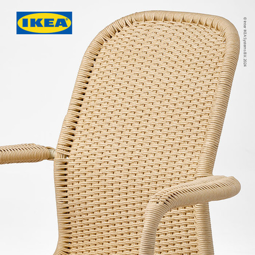 IKEA STIGBYGEL Kursi Kerja Putar Krem/Putih