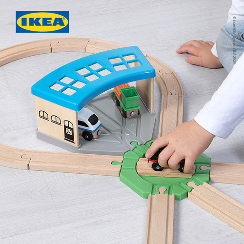 IKEA LILLABO Turntable Mainan Rel Kereta
