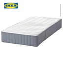 IKEA VAGSTRANDA Kasur Kantong Pegas Tipe Keras Biru Muda 90x200cm