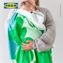 IKEA GRONFINK  Selimut Kecil Hijau/Motif Pohon 80x100cm