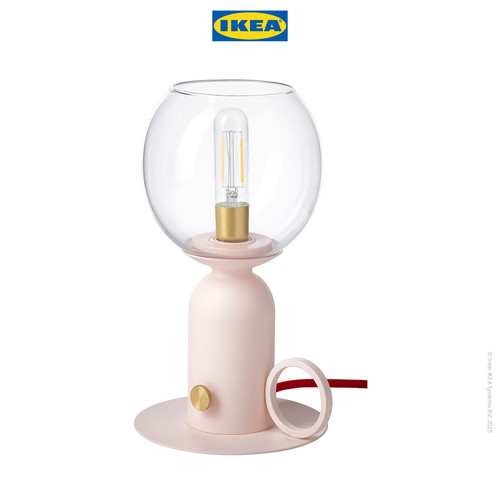 IKEA ASKMULLER Lampu Meja Minimalis 24cm