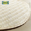 IKEA PADDFISK Alas Piring Alami Bahan Daun Palem 37x35cm