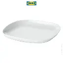 IKEA VARDERA Piring Kecil Putih 18x18cm