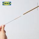 IKEA UPPSLUKAD Sedotan Minuman Stainless Dengan Sikat Pembersih Isi 4pcs