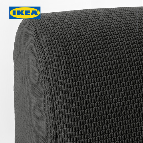IKEA LYCKSELE LOVAS Sofa Bed 2 Dudukan Vansbro Abu-Abu Tua