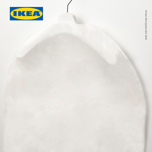 IKEA RENSHACKA Sarung Pakaian Putih Transparan