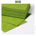IKEA FANTASTISK Serbet Kertas / Tissue Hijau Medium 40x40cm Isi 50pcs